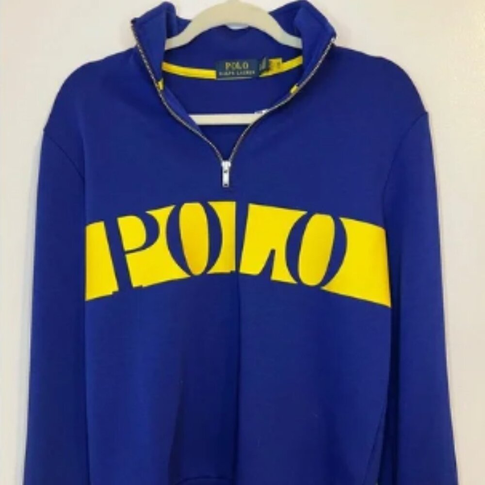 Polo Ralph Lauren Men’s Polo Logo Double Knit Sweater